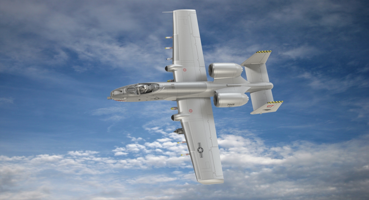 A-10 thunderbolt SolidWorks飞机